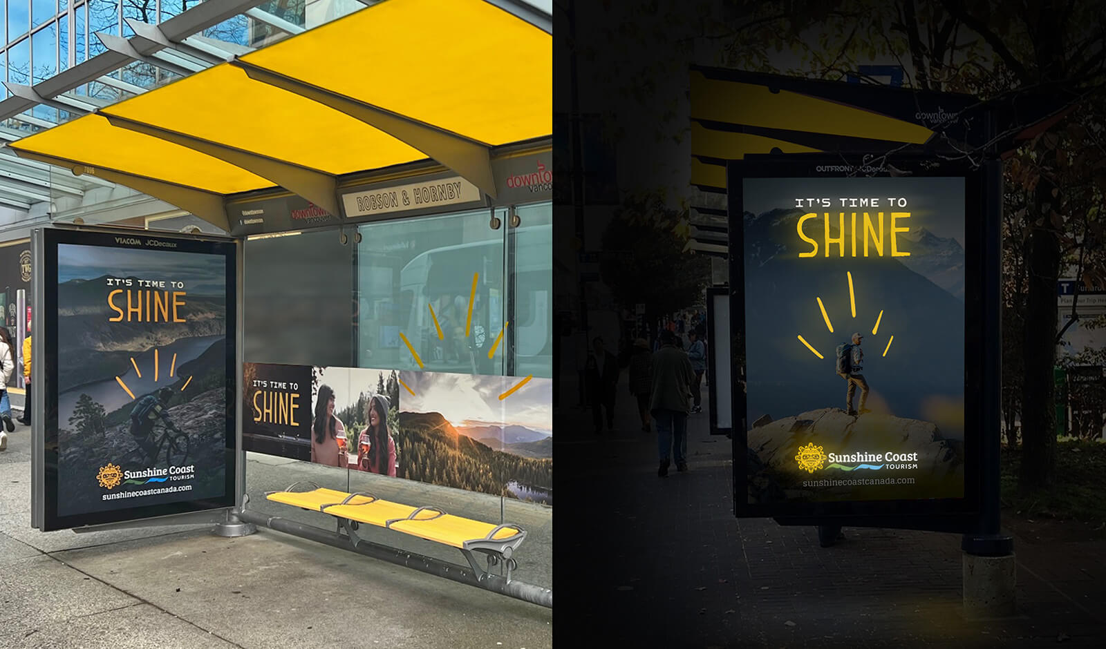 Motion-activated Transit Shelter